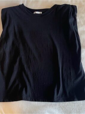 Zara Shoulder Pad T-Shirt